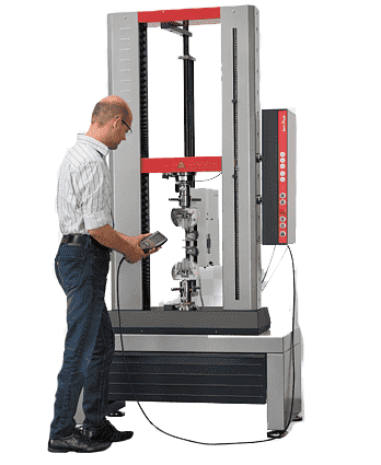 Material specimen testing equipment